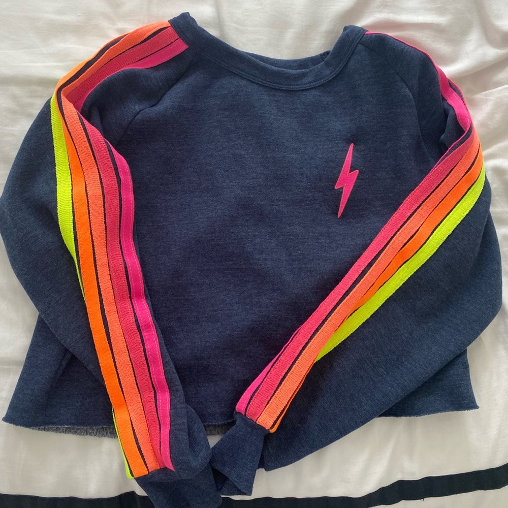 Aviator Nation Cropped Crewneck